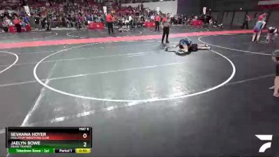 115 lbs Cons. Semi - Sevanna Hoyer, Mollitium Wrestling Club vs Jaelyn Bowe, Crass Trained