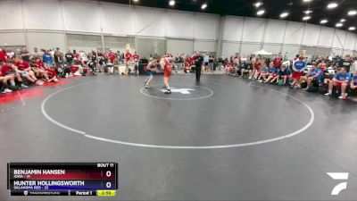 138 lbs Placement Matches (8 Team) - Benjamin Hansen, Iowa vs Hunter Hollingsworth, Oklahoma Red