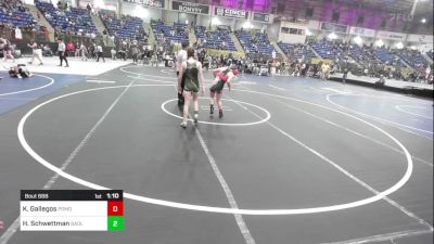 101 lbs Semifinal - Kylah Gallegos, Pomona Elite vs Harper Schwettman, Badlands Elite