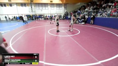 113 lbs Round 5 - Laryn Nez, Winslow vs Ridley Baumann, Arizona Lutheran HS