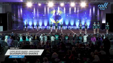 Cheer Sport Sharks - Vancouver - SilverSpotted Sharks [2024 L2 - U16 Day 2] 2024 Sea to Sky International Cheer & Dance Championship