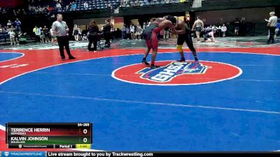 3A-285 lbs Quarterfinal - Kalvin Johnson, Douglass vs Terrence Herrin, Hephzibah