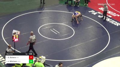 124 lbs Round Of 16 - Dominic Butera, Norwin vs Joshua Mitcham, Union City