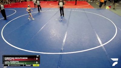 80 lbs Semis (4 Team) - Luca Mariotti, STMA (St. Michael/Albertville) vs Christian McCutcheon, Pine Island