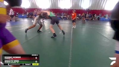 202-206 lbs Round 2 - Brekkyn Weed, Coleman Cougars vs Dominic McBride, Cameron