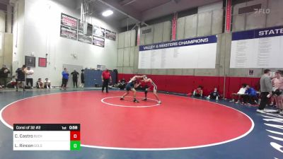 165 lbs Consi Of 32 #2 - Cooper Castro, Buchanan vs Luis Rincon, Golden Valley (Bakersfield)