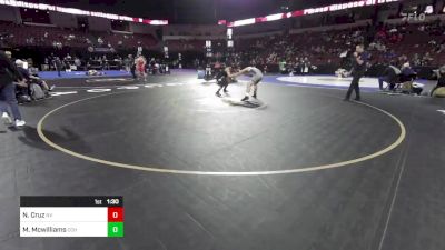 170 lbs Round Of 16 - Nathan Cruz, Northview (SS) vs Max Mcwilliams, Calvary Chapel Sa (SS)