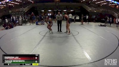 130 lbs Quarterfinal - Taimane Benemerito, Enterprise vs Marigona Lau, Glynn Coastal Wrestling