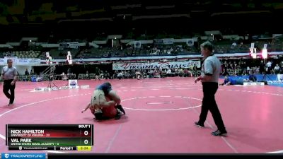 165 lbs Finals (2 Team) - Val Park, United States Naval Academy vs Nick Hamilton, University Of Virginia