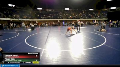 85 lbs Quarterfinal - Zander Manz, The Wrestling Factory vs Trace Rial, Sebolt Wrestling Academy