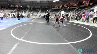 64 lbs Consi Of 8 #1 - Byntlee Coffey, Wagoner Takedown Club vs Braiden Trinidad, Verdigris Youth Wrestling