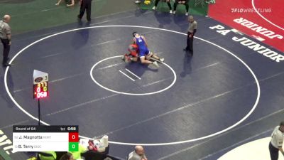 157 lbs Round Of 64 - Joshua Magnotta, North Pocono vs Bode Terry, Diocese Of Erie