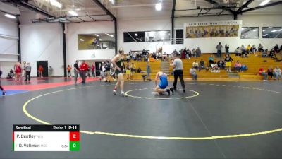 197 lbs Semifinal - Dakota Veltman, Muskegon Community College vs Parker Bentley, West Liberty