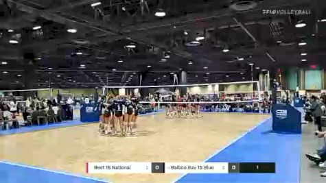 Reef 15 National vs Balboa Bay 15 Blue - 2022 JVA West Coast Cup presented by Nike