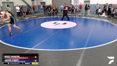 119 lbs Round 2 - Wyatt Munster, Dillingham Wolverine Wrestling Club vs Jaeger Hubert, Juneau Youth Wrestling Club Inc.