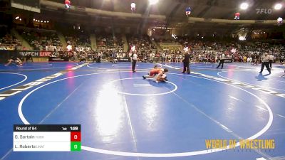 135 lbs Round Of 64 - Garrison Sartain, Husky Wrestling Club vs Leo Roberts, Unattached