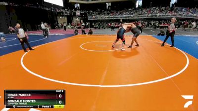 6A 285 lbs Champ. Round 1 - Gonzalo Montes, Lewisville Hebron vs Drake Madole, Allen