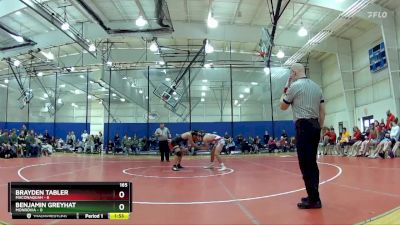 165 lbs Semis & Wb (16 Team) - Brayden Tabler, Maconaquah vs Benjamin Greyhat, Monrovia