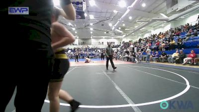 85 lbs 5th Place - Maddox Rasavong, Pocola Youth Wrestling vs King Robinson, Pin-King All Stars