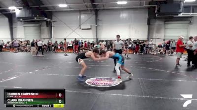 126 lbs Round 1 (4 Team) - Durben Carpenter, Level Up vs Clark Brannen, Reservoir Dogs