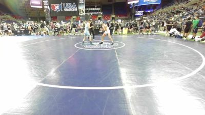 126 lbs Rnd Of 64 - Isaiah Cortez, California vs Tristen Haas, Ohio