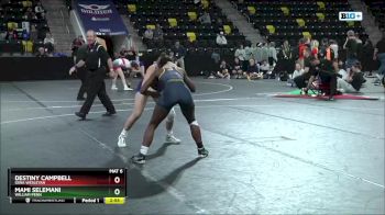 130 lbs Round 4 - Destiny Campbell, Iowa Wesleyan vs Mami Selemani, William Penn