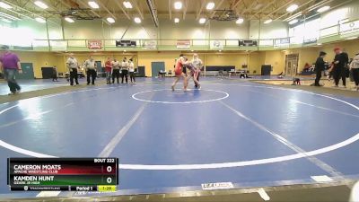 130-135 lbs Round 3 - Cameron Moats, Apache Wrestling Club vs Kamden Hunt, Ozark Jr High