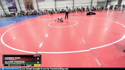 60 lbs Rd# 6- 9:00am Saturday Final Pool - Blayden Thompson, Minnesota Funky Singlets vs Cameron Smith, Team Michigan