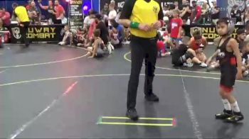 43 lbs Semis & 1st Wrestleback (8 Team) - Baylor Wittenburg, Untouchables Black vs Kemp Enriquez, No Escape Wrestling Academy