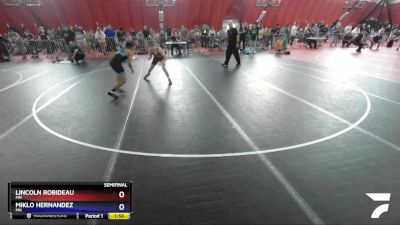 114 lbs Semifinal - Lincoln Robideau, MN vs Miklo Hernandez, MN