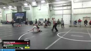 84 lbs Round 2 (8 Team) - Timothy Mazur, Terps Xtreme vs Bryce Boyer, Kraken