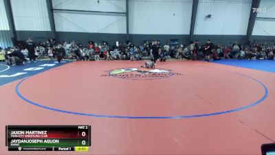 46-48 lbs Round 1 - Jaxon Martinez, Twin City Wrestling Club vs JaydanJoseph Aguon, NWWC