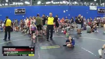 53 lbs Round 2 (6 Team) - Alaina Williams, The Funky Singlets vs Dixie Beasley, Untouchables White