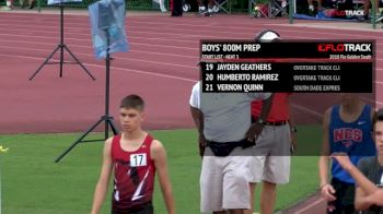 High School Boys' 800m Prep, Heat 3