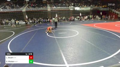 58 lbs Consi Of 4 - Liam Stuart, Top Of The Rock WC vs Drew Rhoten, Rustler WC