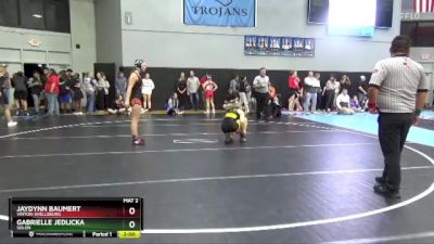 JV-5 lbs Round 3 - Gabrielle Jedlicka, Solon vs Jaydynn Baumert, Vinton-Shellsburg