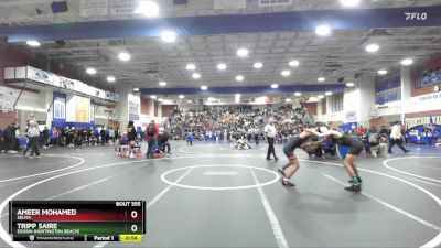 120 lbs Cons. Round 1 - Tripp Saire, Edison (Huntington Beach) vs Ameer Mohamed, Selma