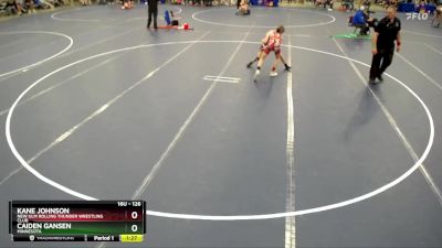 126 lbs Quarterfinal - Caiden Gansen, Minnesota vs Kane Johnson, New Ulm Rolling Thunder Wrestling Club