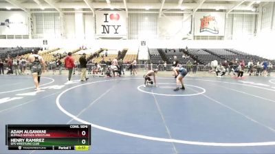 131 lbs Cons. Semi - Henry Ramirez, GPS Wrestling Club vs Adam Algawani, Buffalo Nomads Wrestling