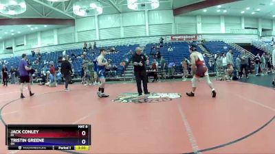 160 lbs Cons. Round 7 - Jack Conley, MI vs Tristin Greene, OH