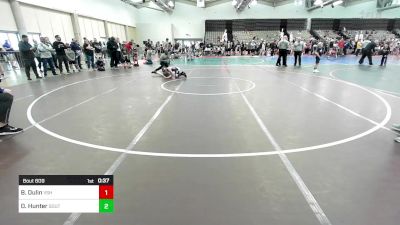 75-B lbs Quarterfinal - Bryce Dulin, Virginia Slaughter House vs Declan Hunter, South Plainfield