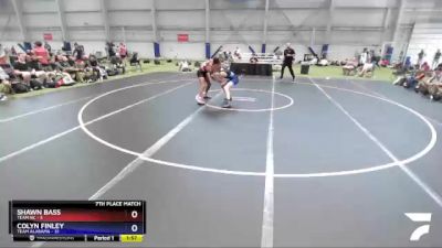 145 lbs Placement Matches (8 Team) - Shawn Bass, TEAM NC vs Colyn Finley, Team Alabama