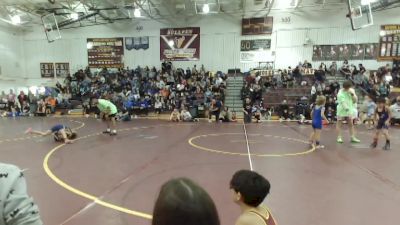 56 lbs Quarterfinal - Luciano Gil, Toppenish USA Wrestling Club vs Addilynn Barajas, Moses Lake Wrestling Club