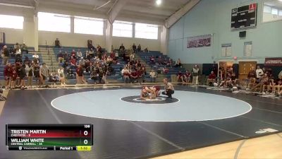 138 lbs Semis & 1st Wb (8 Team) - William White, Central Carroll vs Tristen Martin, Chestatee