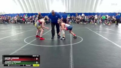 110 lbs Round 6 (8 Team) - Jacob Junkins, CP Elite vs Joseph Stewart, Ohio Gold 10k