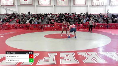 285 lbs Semifinal - Braden Marceau, Melrose vs Mathew Piper, North Middlesex