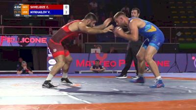 79 kg Semifinal - Vasyl Myhailov, UKR vs Evsem Shvelidze, GEO