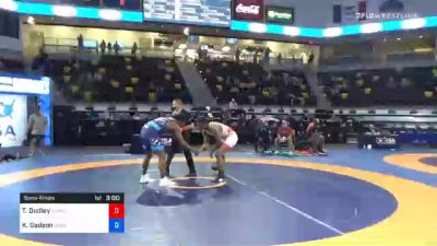 92 kg Semifinal - Timothy Dudley, Sunkist Kids Wrestling Club vs Kyven Gadson, Sunkist Kids Wrestling Club