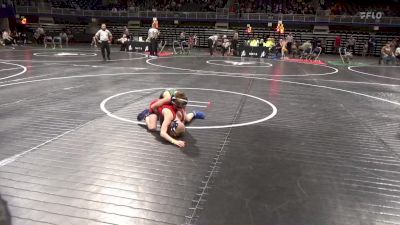 65 lbs Round Of 64 - Luke Baublitz, Southeastern vs Nolan Johnston, West Greene