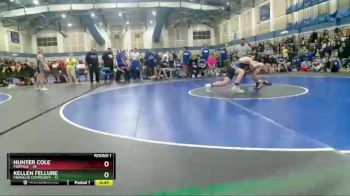 160 lbs Round 1 (4 Team) - Hunter Cole, Portage vs Kellen Fellure, Franklin Community
